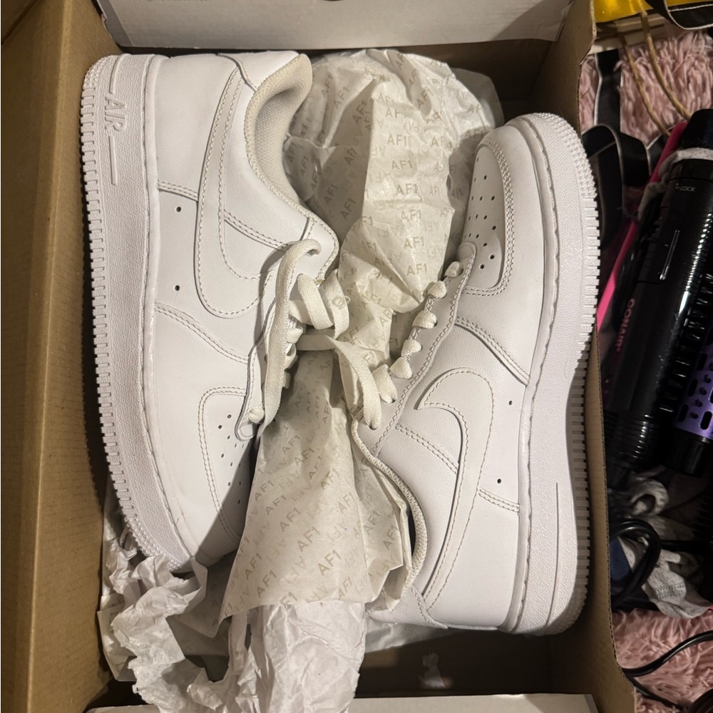 Nike White Low-Top Sneakers